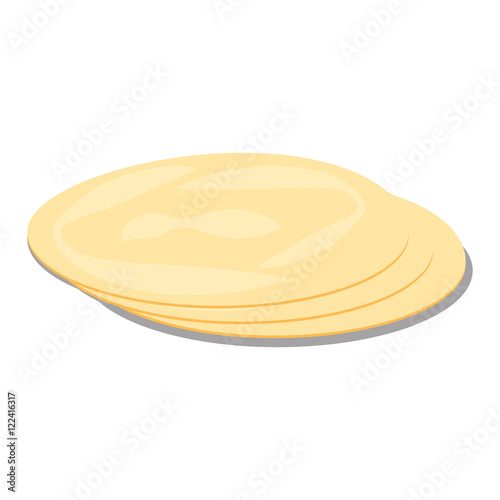 Cuadros en Lienzo Tortillas, pita. Bread vector