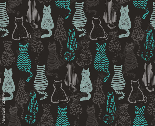 Cats fabric - see patterns