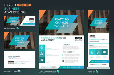 Wall Mural - vector brochure flyer design layout template for business advertising.leaflet template.cover book pr