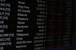 © suyujung - Business or finance background : Display of Asia Pacific stock market data on monitor, Asia Pacific display stock market chart