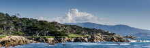 Large Panoramic View Of Coastline Along The 17 Mile Drive In Peb