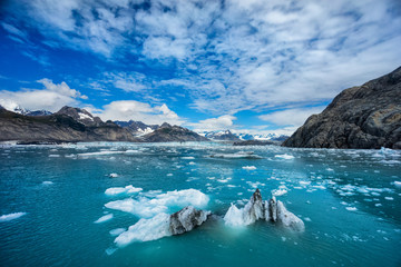 Arriving at the Columbia Glacier