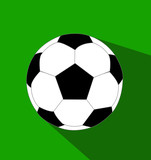 Fototapeta Sport - Soccer ball vector illustration