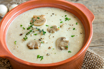 Wall Mural - Mushroom cream soup