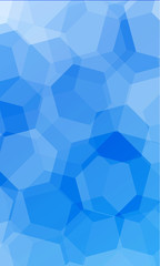 Wall Mural - blue color hexagon background. vector. geometric pattern