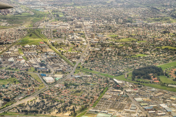 Aerial view of Cape Town