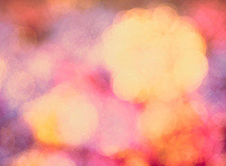 Poster - Abstract blurred circle bokeh light,use for background