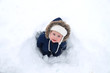 © Christin Lola - Cold Baby in Winter Snowsuit in Snow