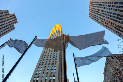 Fotomural Famous Landmark - Rockefeller Center, New York City, USA