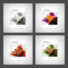 Wall Mural - Abstract Triangle Brochure design. Modern vector illustration