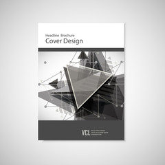 Sticker - Abstract Triangle Brochure design. Modern vector illustration