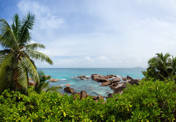 Wall Mural - Beautiful Seychelles panorama