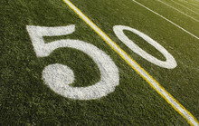 50 Yard Line Football Field