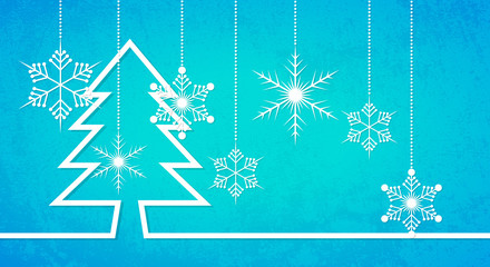 Canvas Print - abstract christmas. vector illustration.