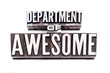 Department of Awesome