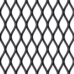 Texture black and white metal expanded lath.
