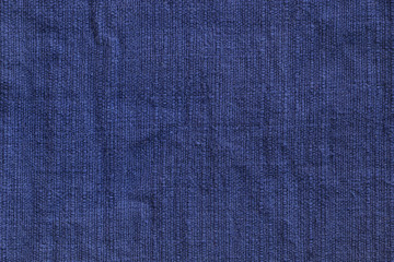 Poster - dark blue linen for pattern and background