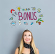 © Tierney - Bonus concept with happy young woman