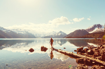 Canvas Print - Garibaldi lake