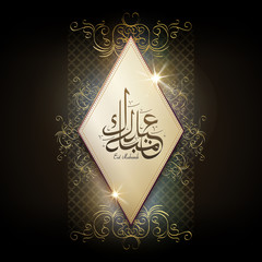 Wall Mural - Eid Mubarak calligraphy design