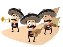 Mexican Mariachi Band Clipart