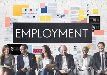 Wall Mural - Employment Human Resources Hiring Concept