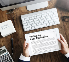 Poster - Residential Loan Application Assets Concept