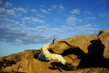 Wall Mural - climber extreme