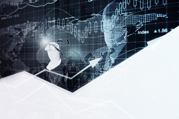 Aufkleber - Financial growth concept