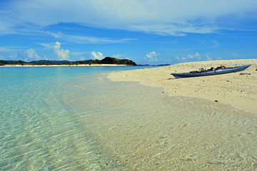 Kayak on the beach