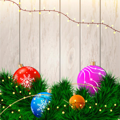 Wall Mural - Christmas background. Vector illustration