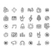 © Drekhann - Set of Music Doodle Icons.