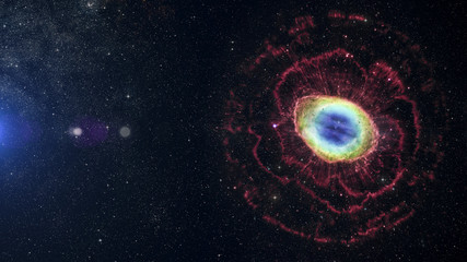Wall Mural - stars nebula in space.