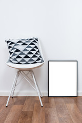 Canvas Print - simple decor objects and art poster mock-up