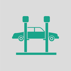 Poster - Car lift icon