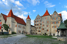 Harburg Medieval Castle In Bavaria, Germany