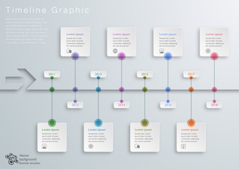 Wall Mural - Timeline Graphic #Vector Graphic