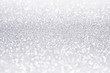 canvas print picture - Elegant white and silver glitter sparkle confetti background or party invitation