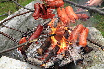 Poster - traditional czech sausages