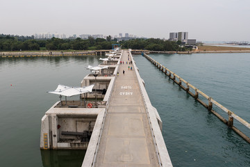 Wall Mural - Seascape in Singapore