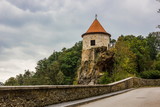 Fototapeta Desenie - Old Tower, South Bohemia. Czech Republic.