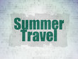 © Maksim Kabakou - Travel concept: Summer Travel on Digital Data Paper background