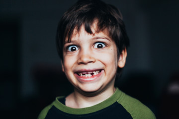 Smiling young boy