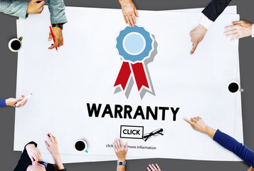 Sticker - Warranty Quality Control Guarantee Satisfaction Concept