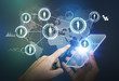 © metamorworks - futuristic smart phone and connection of world people, abstract image visual