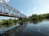 Fototapeta Most - Bridge on the River Iput