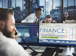 Wall Mural - Stock Exchange Trading Forex Finance Graphic Concept