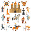 Medieval Decorative Icons Set