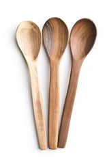 Wall Mural - Three wooden spoons.