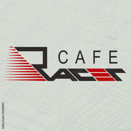 Cuadros en Lienzo Vintage cafe racer garage emblem badge logo